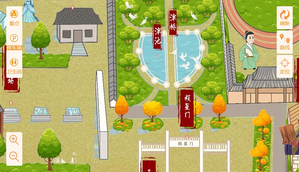 和舍镇手绘地图景区语音讲解导览系统：智慧景区建设的基石